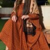 جلابية قطنية جميلة مع شيلة متناسقة